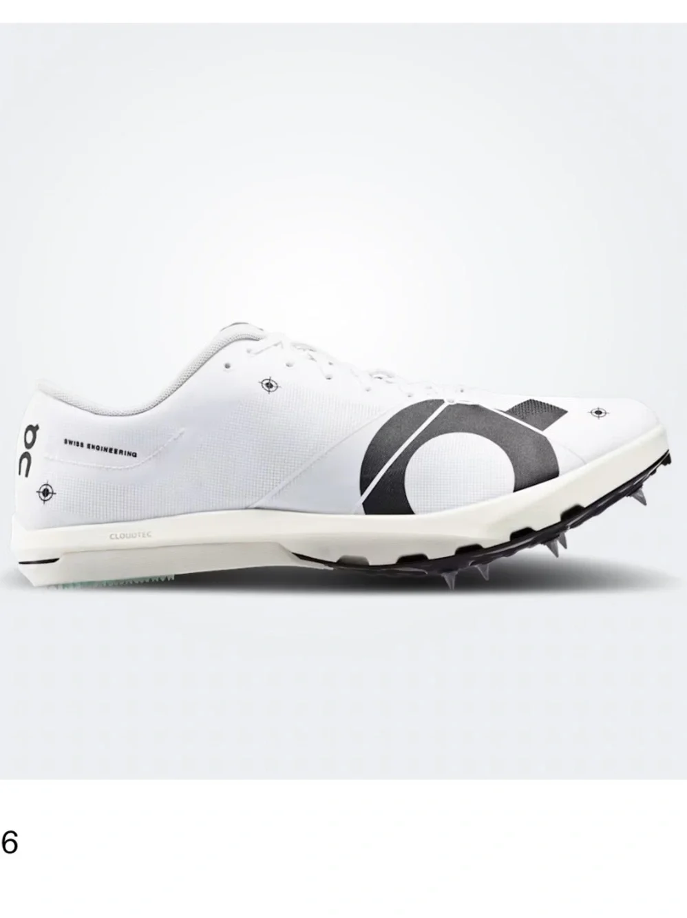 On Running Men's White and Mint Racing Spike